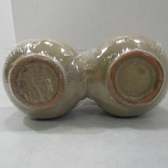 NIP Vtg Stoneware Double Crock Lids Spoons Jelly - Picture 9 of 11